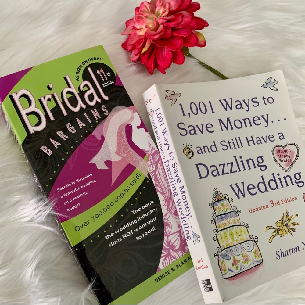 Engaged Wedding event Planning Bridal Bargains-Bundle of 2 Books